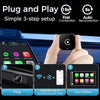 Frascora Wireless CarPlay Adapter for Apple iPhone & Android Auto 2 in 1.