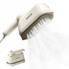 Frascora Portable Handheld Travel Steamer for Clothes, Fast Heat-Up, 160ml Water Tank, Large Ceramic Heat Panel, 120V, White.