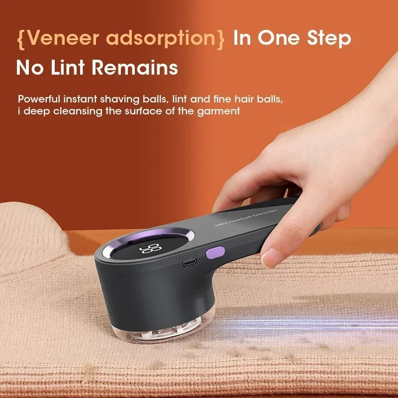 Frascora Lint Remover for Clothing LED Digital Electric Pellet Fluff Remover USB Rechargeable.