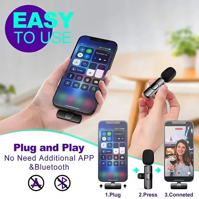 BSLIUFANG/FRASCORA Wireless Bluetooth Microphone Type-C