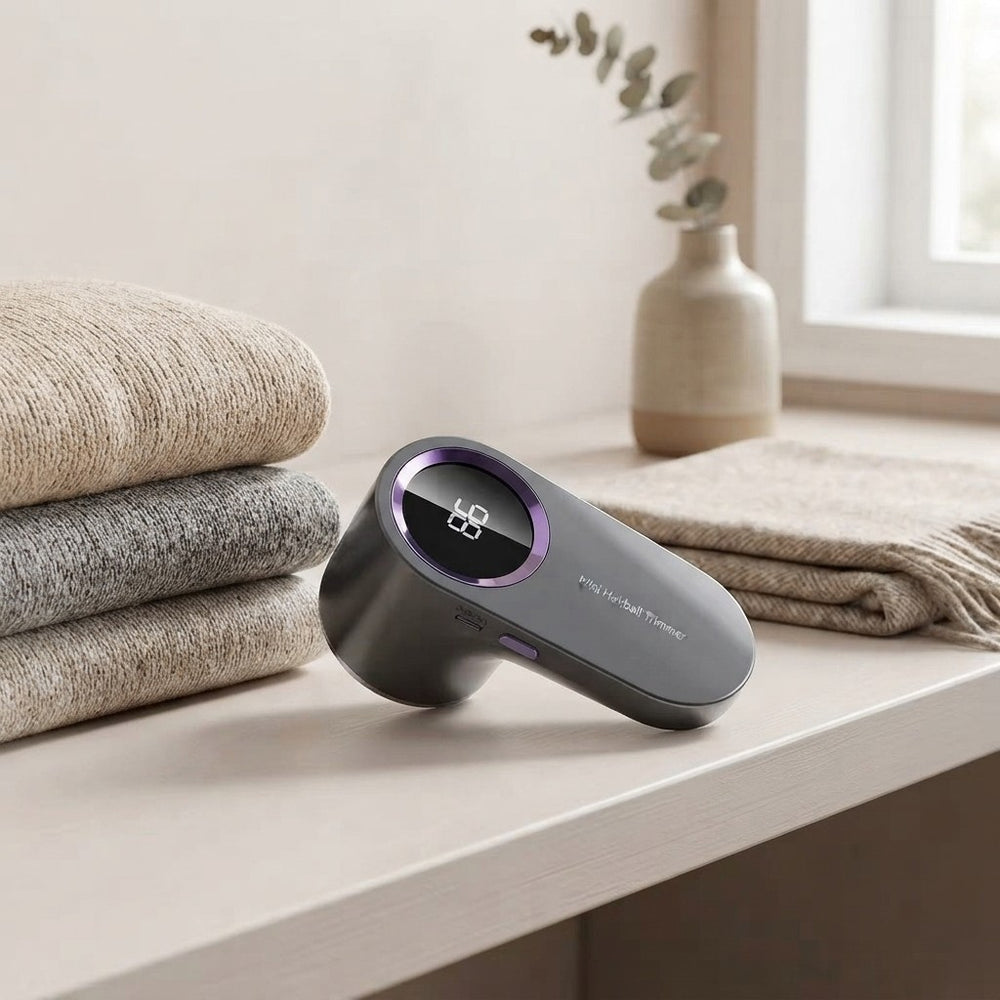 Frascora Lint Remover for Clothing LED Digital Electric Pellet Fluff Remover USB Rechargeable.